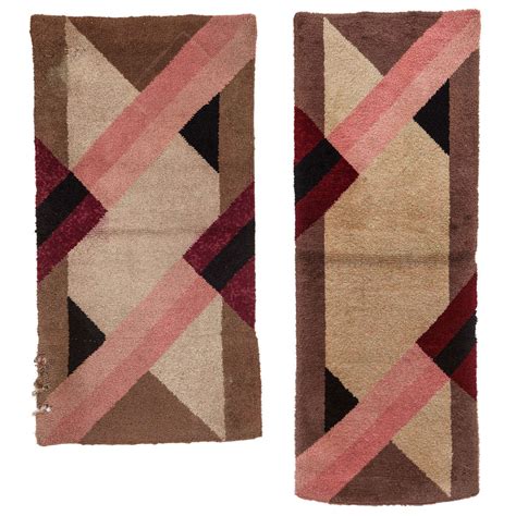Pair Of French Art Deco Rugs For Sale At 1stdibs