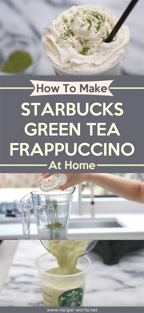 Check out some more starbucks tips, tricks and secrets: How To Make Starbucks Green Tea Frappuccino At Home ...