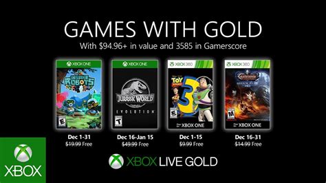 ¡¡¡corred 5 juegos gratis para todos xbox!!! Xbox - December 2019 Games with Gold - YouTube
