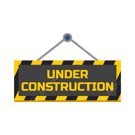Under Construction Label Sign Under Png And Vector With Transparent