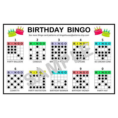 Collection Special Times Bingo Card Patterns For Really Fun Bingo Games