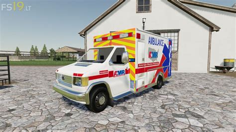 Ford E350 Amr Ambulance V 10 Fs19 Mods Farming