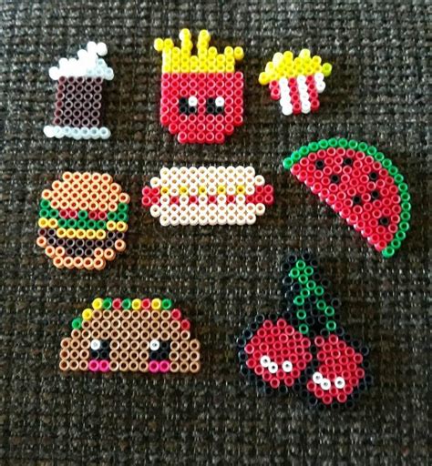 Food Perler Beads Ideas Perler Beads Perler Bead Patterns Perler