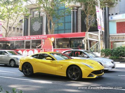 Called the ferrari f12 berlinetta sg50, the italian automaker is celebrating the occasion with a special model ordered from the company's tailor made program by ital auto, the official ferrari importer for singapore. Ferrari F12 spotted in Singapore, Singapore on 05/24/2013