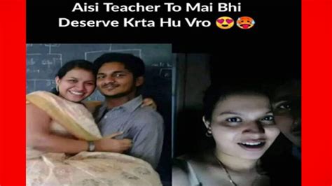 Extremely Beautiful Teacher Enjoying With Student Full Collection Watch