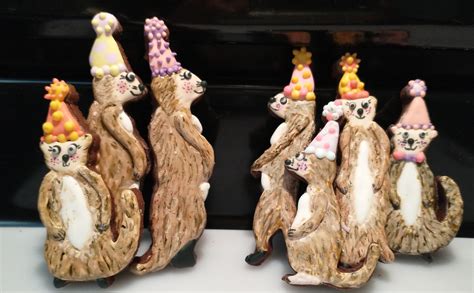 I Made Party Hat Wearing Meerkats Instead Of A Cake For My Birthday