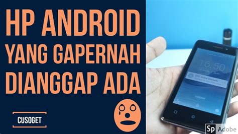 PAKAI HP ANDROID LANGKA TAHUN 2020