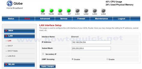 If you are still unable to log in, you may need to reset your router to it's default settings. Globe DSL Prolink Router Default Admin Password and IP ...