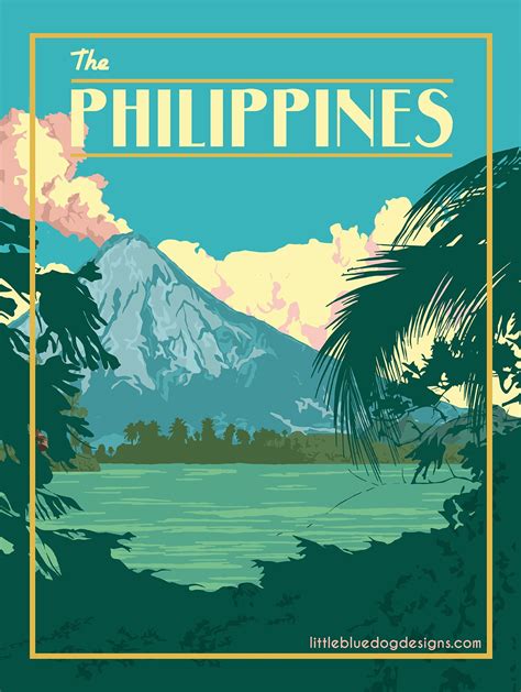 The Philippines Vintage Travel Poster Vintage Travel Posters