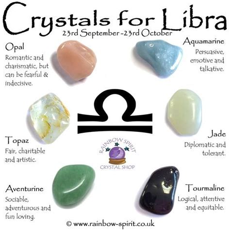 Libra Birthstones Crystal Set Etsy In 2021 Crystals Stones And