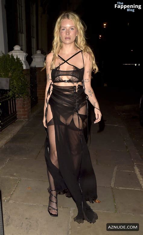 Lottie Moss Sizzles In Sexy See Through Look At London Fashion Week