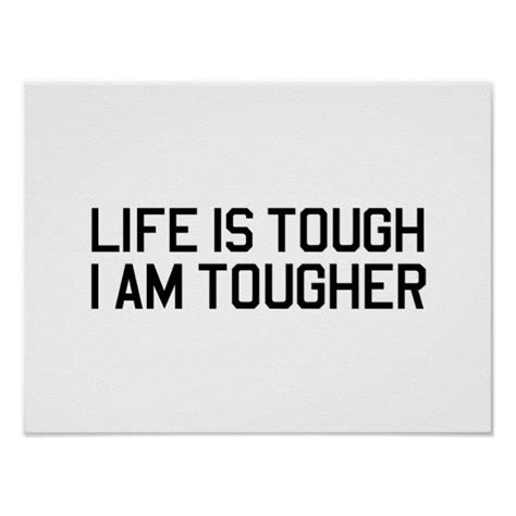 Life Is Tough I Am Tougher Poster In 2020 Gym Poster Life