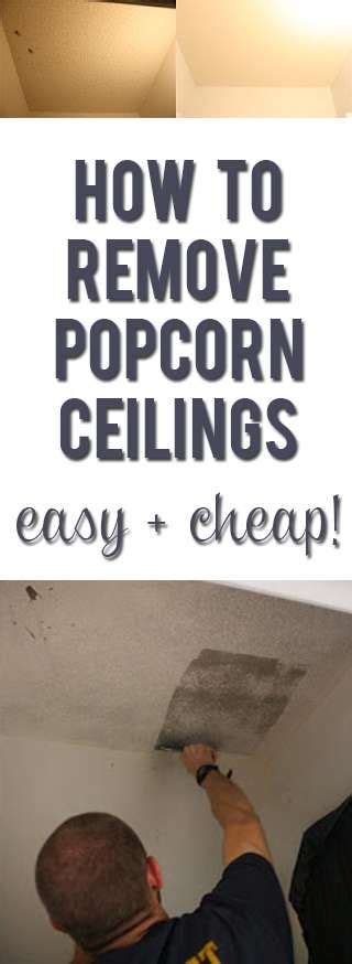 In addition, if you do not know whether the ceiling of your. How to Remove Popcorn Ceilings: Easy, Cheap Tricks with ...