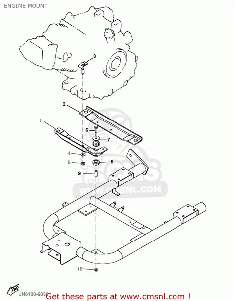 Offroad vehicle yamaha g19e owner's/operator's manual. Yamaha G16-ap/ar 1996/1997 Engine Mount - schematic partsfiche