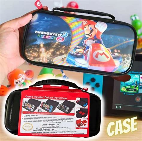 Officially Licensed Nintendo Switch Mario Kart 8 Deluxe Carrying Case