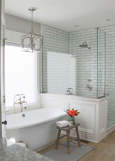 Be sure to very carefully measure your. Gorgeous Farmhouse Master Bathroom Decorating Ideas ...
