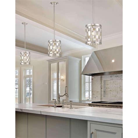 Brushed Nickel Light Mini Pendant Style MP BN Avery Home Lighting Contemporary Style
