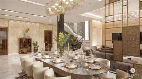 Interior Design For A Dining Room In Dubai Home Spazio Uae