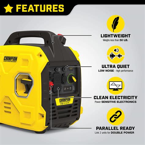 Buy Champion Power Equipment 200951 2500 Watt Portable Inverter