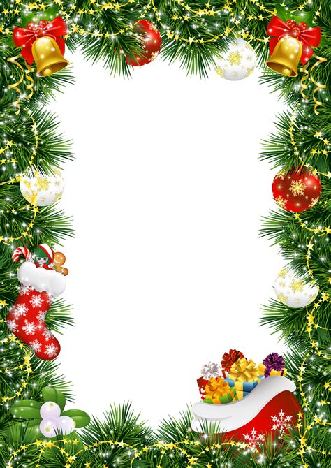 Christmas Frame Png Images Transparent Free Download