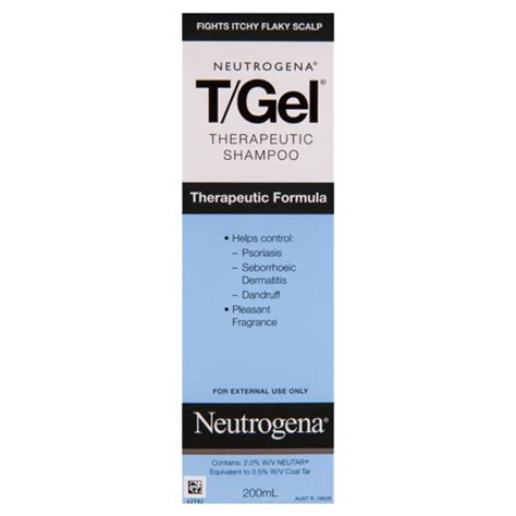 Neutrogena Tgel Shampoo Coal Tar 05 For Dandruff 200ml