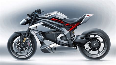 Triumph Electric Motorcycle Prototype Project Te 1 Sketches Revealed