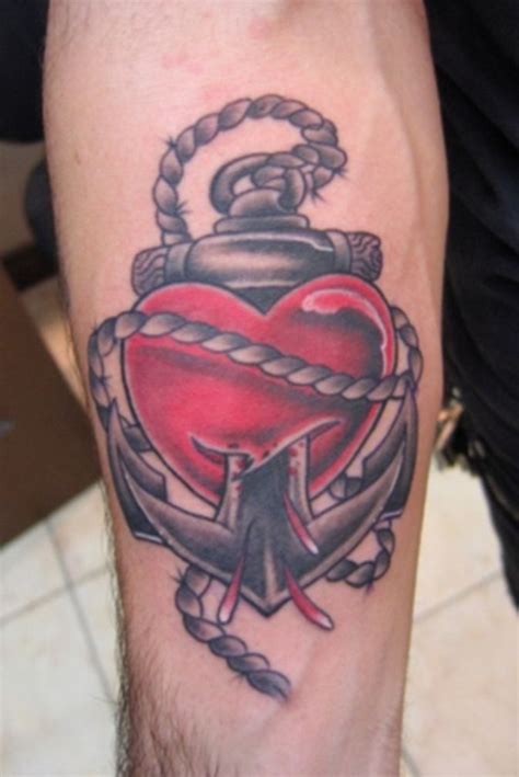 20 Anchor Tattoos Heart Tattoo Designs Anchor Heart Tattoo Heart