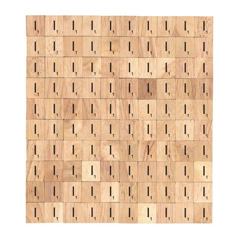 Letter I Wooden Scrabble Tiles Bsiri Games