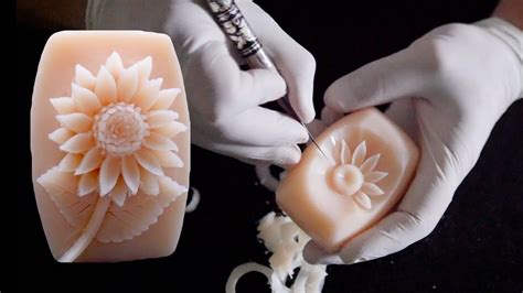 Amazing Soap Carving Flower Carved In Soap Relax And See Diy Soap