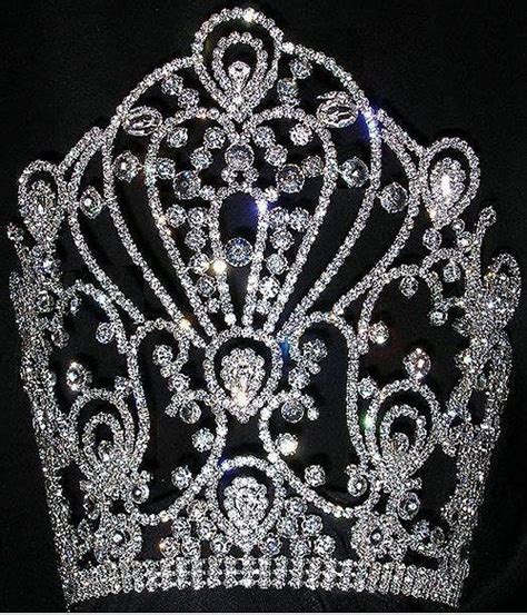 Large Pageant Crown Pageant Crowns Rhinestone Crown Tiaras And Crowns