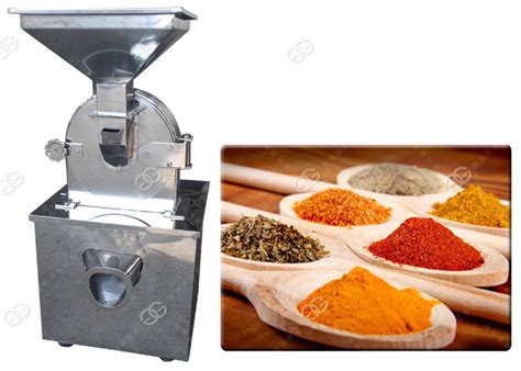 Low Noise Spices Grinding Machine Glazed Turmeric And Chilli Powder
