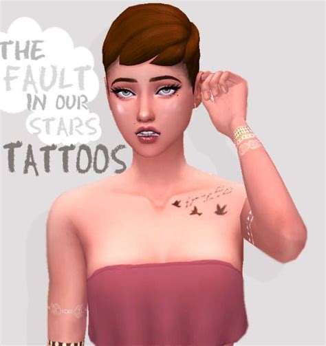 I Dont Like Caviar Sims 4 Tattoos The Fault In Our