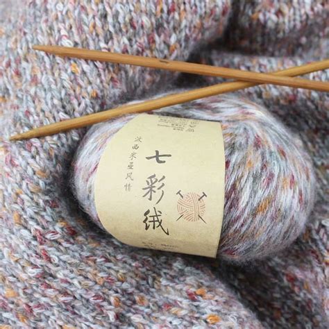 50gball Woollen Colorful Alpaca Velvet Wool Cashmere Yarn For Hand