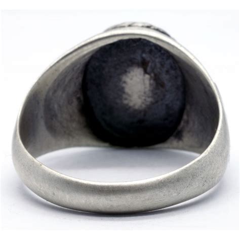 German Ww2 Iron Cross Silver Ring For Sale