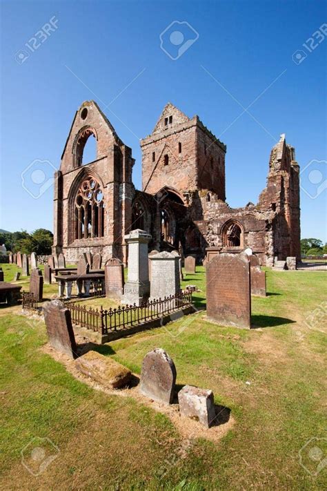 Sweetheart Abbey Ruins In Dumfries Scotland Was A Cistercian Abbey