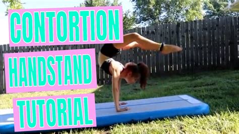 Contortion And Arched Handstand Tutorial Gymnastics For Beginners