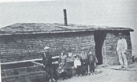 Early Days Homesteaders Building A Home