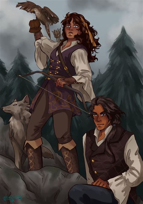 Daine And Numair From The Immortals By Tamora Pierce Character