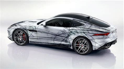Jaguar F Type Coupé Gets Wrapped In Abstract Art Jaguar F Type