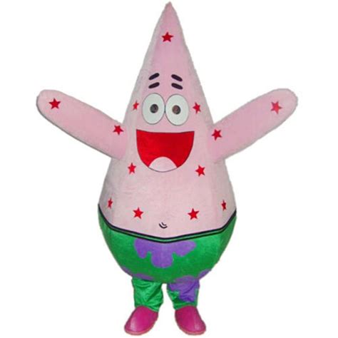 Hot Sale Pink Patrick Star Mascot Costume Adult Patrick Star Party