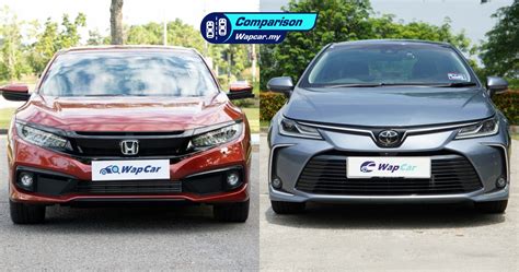 The 2020 honda civic is a fun driving experience. 2020 Honda Civic vs 2020 Toyota Corolla Altis - Which is better? | Wapcar