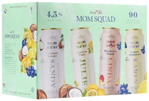 Mom Water Variety Pack 8pk 12oz Can Legacy Wine And Spirits
