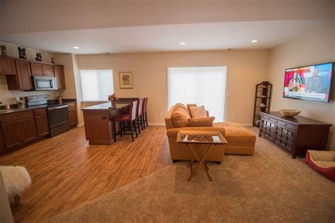 Waterford Mi Cozy Finished Basement With Walkout Basements Plus