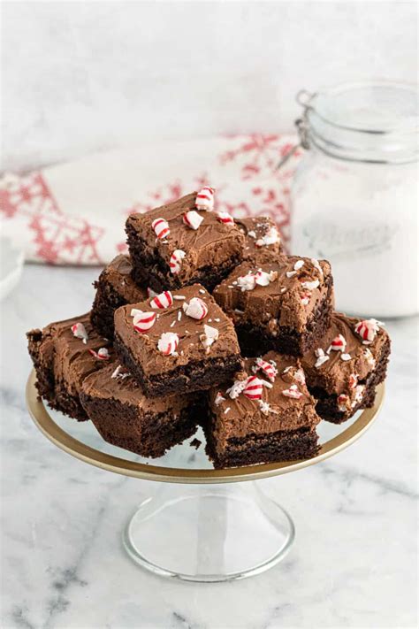Peppermint Brownie Recipe ONLY One Bowl Grandbaby Cakes