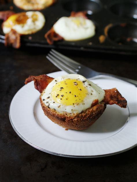Bacon Egg Toast Cups The Two Bite Club