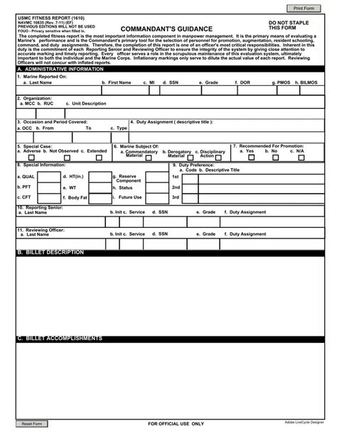 Navmc 10835 Form ≡ Fill Out Printable Pdf Forms Online