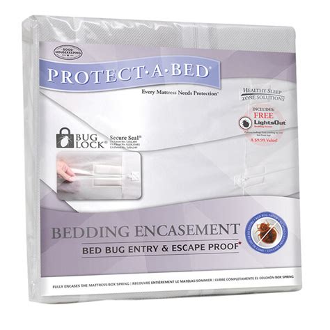 Protect A Bed Boxspring Plus Full Xl Size Zippered Bedding Encasement