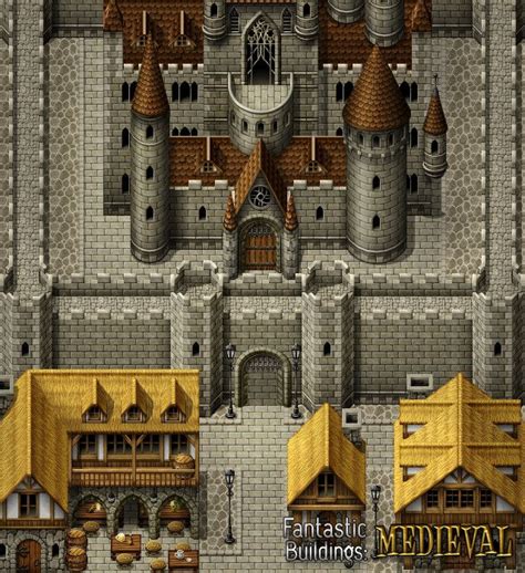 Rpg Maker Vx Ace Fantastic Buildings Medieval On Steam Pixel Art