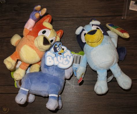 Bluey Socks Bingo Bob Bilby Bluey Friends 8 Plush By Moose Toys New