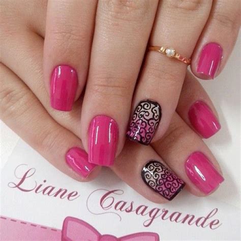 50 Pink Nail Art Designs
